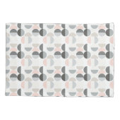 Scandinavische stijl Semi-Circle Pattern Kussensloop (Achterkant-Links)