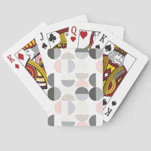 Scandinavische stijl Semi-Circle Pattern Pokerkaarten