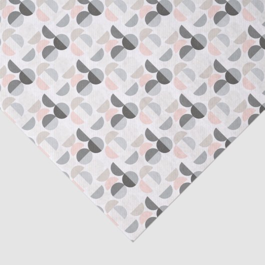 Scandinavische stijl Semi-Circle Pattern Tissuepapier (Detail)