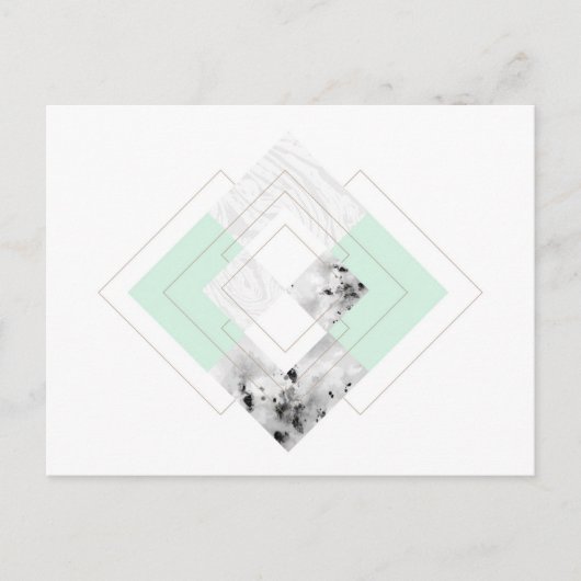 Scandinavische stijlbeschrijving briefkaart (Voorkant)