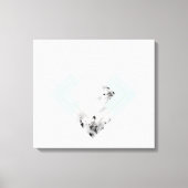 Scandinavische stijlbeschrijving canvas afdruk (Voorkant)