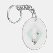Scandinavische stijlbeschrijving sleutelhanger (Voorkant Links)