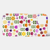 Scandinavische stijlbloemen Big Pattern Hoesje-Mat Case-Mate iPhone Case (Achterkant (horizontaal))