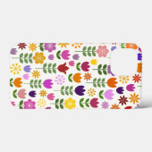 Scandinavische stijlbloemen groot patroonpatroon Case-Mate iPhone case (Achterkant (horizontaal))