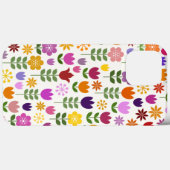 Scandinavische stijlbloemen groot patroonpatroon Case-Mate iPhone case (Achterkant (horizontaal))