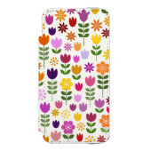 Scandinavische stijlbloemen groot patroonpatroon incipio iPhone portemonnee hoesje (Voorkant Agenda)