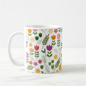 Scandinavische stijlflora en fauna Big Pattern Koffiemok (Links)