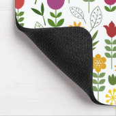 Scandinavische stijlflora en fauna Big Pattern Muismat (Hoek)