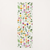 Scandinavische stijlflora en fauna yogamat (Voorkant)