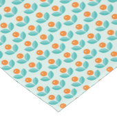 Scandinavische stijlgeometrisch Oranje patroon Korte Tafelloper (Hoek)