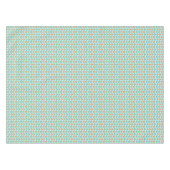 Scandinavische stijlgeometrisch Oranje patroon Tafelkleed (Voorkant (Horizontaal))