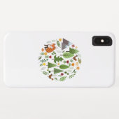 Scandinavische stijlillustraties Circle Case-Mate iPhone Case (Achterkant (horizontaal))
