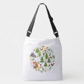 Scandinavische stijlillustraties Circle Crossbody Tas (Voorkant)