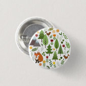 Scandinavische stijlillustraties Circle Ronde Button 3,2 Cm (Voorkant /achterkant)