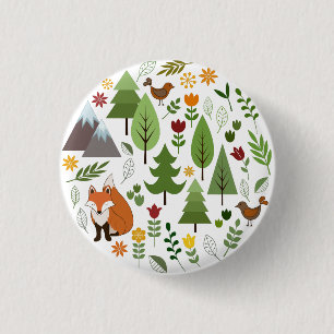 Scandinavische stijlillustraties Circle Ronde Button 3,2 Cm