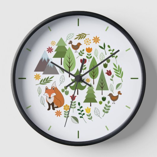 Scandinavische stijlillustraties Circle+Time (Voorkant)