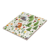 Scandinavische stijlillustraties op Cream Tegeltje (Zijkant)