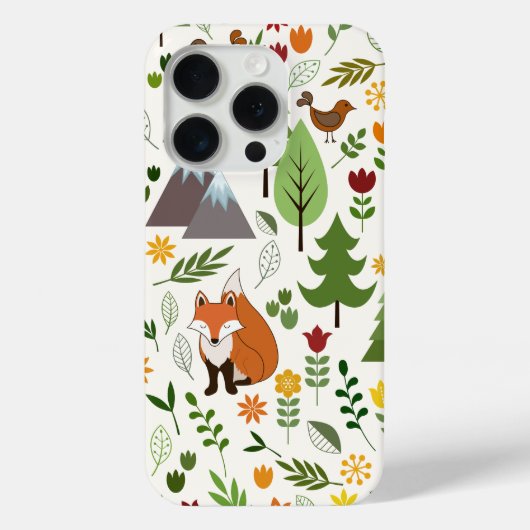 Scandinavische stijlillustraties op Crm Lg Pattern Case-Mate iPhone Case (Achterkant)