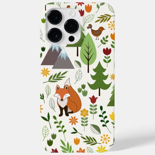 Scandinavische stijlillustraties op Crm Lg Pattern Case-Mate iPhone Case (Achterkant)