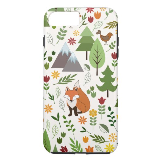 Scandinavische stijlillustraties op Crm Lg Pattern Case-Mate iPhone Case (Achterkant)