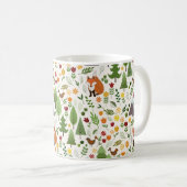 Scandinavische stijlillustraties op CRM Rpt Ptn Koffiemok (Voorkant rechts)