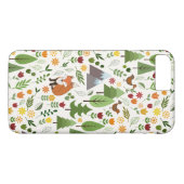 Scandinavische stijlillustraties op het Cream Patt Case-Mate iPhone Case (Achterkant (Horizontaal))