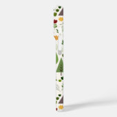 Scandinavische stijlillustraties op het Cream Patt Case-Mate iPhone Case (Achterkant / Links)