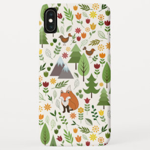 Scandinavische stijlillustraties op het Cream Patt Case-Mate iPhone Case