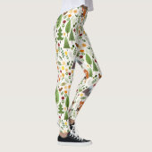 Scandinavische stijlillustraties op het Cream Patt Leggings (Rechts)