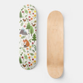 Scandinavische stijlillustraties op het Cream Patt Persoonlijk Skateboard (Voorkant)