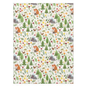 Scandinavische stijlillustraties op het Cream Patt Tafelkleed (Voorkant)