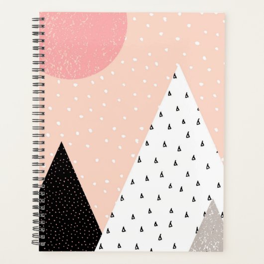 Scandinavische Style Mountain Peak Planner (Voorkant)