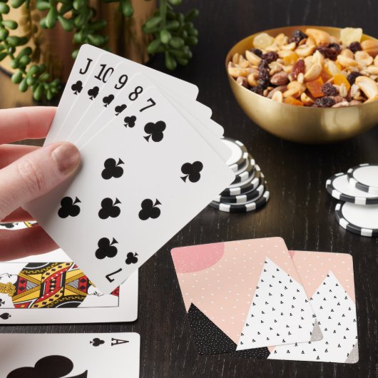 Scandinavische Style Mountain Peak Pokerkaarten (Insitu)