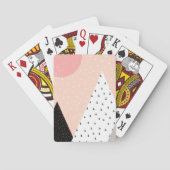 Scandinavische Style Mountain Peak Pokerkaarten (Achterkant)