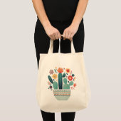 Scandinavische succulente Canvas tas (Voorkant (product))