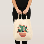 Scandinavische succulente Canvas tas (Voorkant (product))