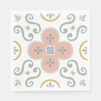 scandinavische terracotta servet