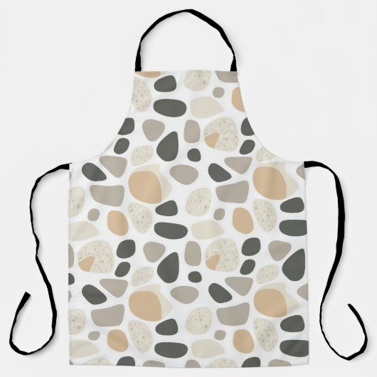 Scandinavische terrazzo stenen schort (Voorkant)