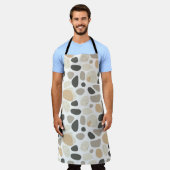 Scandinavische terrazzo stenen schort (Gedragen)