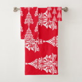 Scandinavische traditionele kerstdecoraties bad handdoek (Insitu)