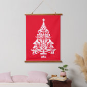 Scandinavische traditionele kerstdecoraties hangend wandkleed (Slaapkamer)