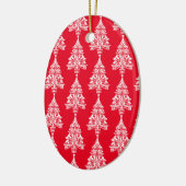 Scandinavische traditionele kerstdecoraties keramisch ornament (Links)