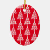 Scandinavische traditionele kerstdecoraties keramisch ornament (Voorkant)