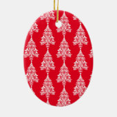 Scandinavische traditionele kerstdecoraties keramisch ornament (Achterkant)