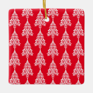 Scandinavische traditionele kerstdecoraties keramisch ornament