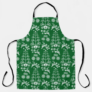 Scandinavische traditionele kerstdecoraties schort