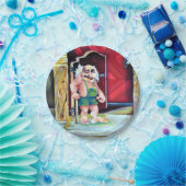 Scandinavische troll - Equinus Papieren Bordje (Feest)