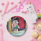 Scandinavische troll - Equinus Papieren Bordje (Feest)