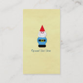 Scandinavische troll of Gnome Visitekaartje (Achterkant)