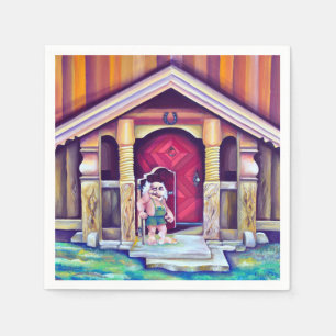 Scandinavische Troll Zweden Tradities Servet